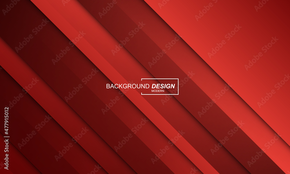 Obraz premium Modern abstract background red color diagonal concept