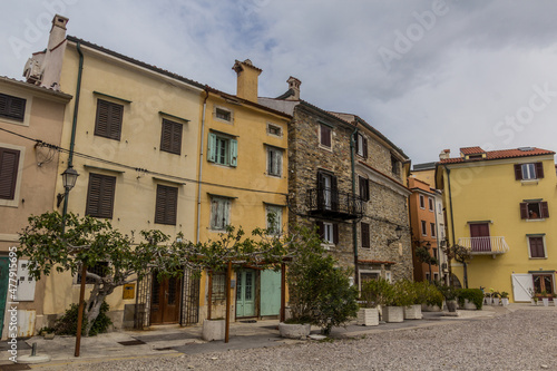 Old houses in Piran town  Slovenia