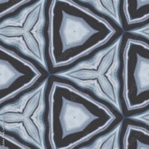 Grey abstract pattern mandala design template for social media platforms