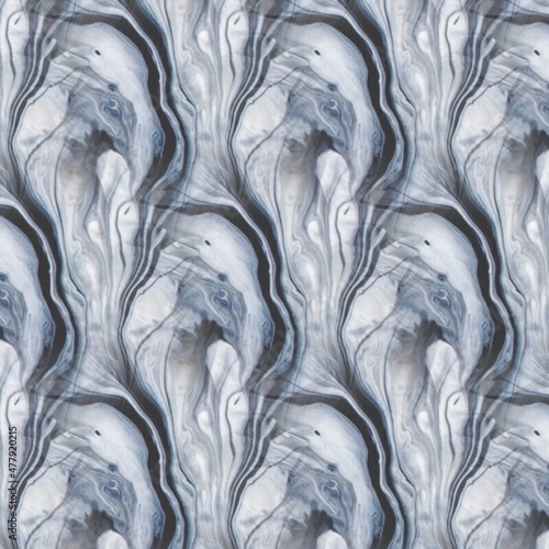 Grey abstract pattern mandala design template for social media platforms