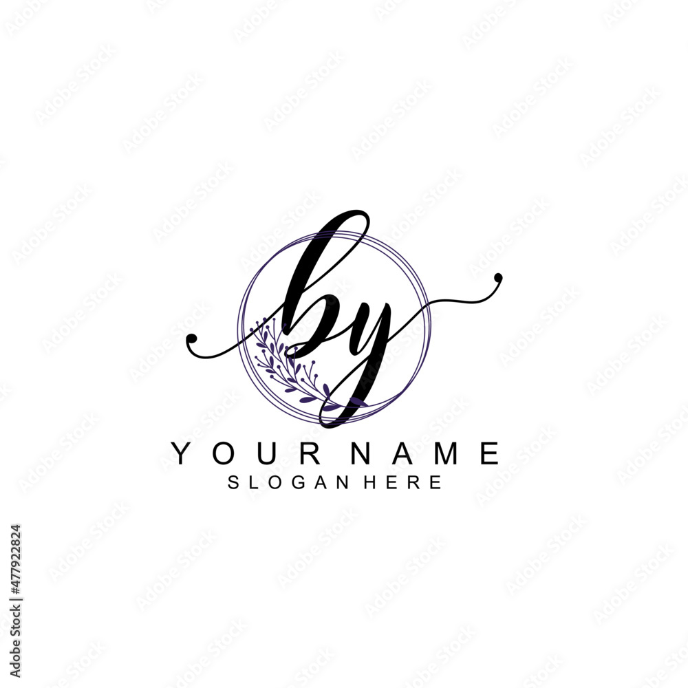 BY initial Luxury logo design collection BY initial Luxury logo design collection