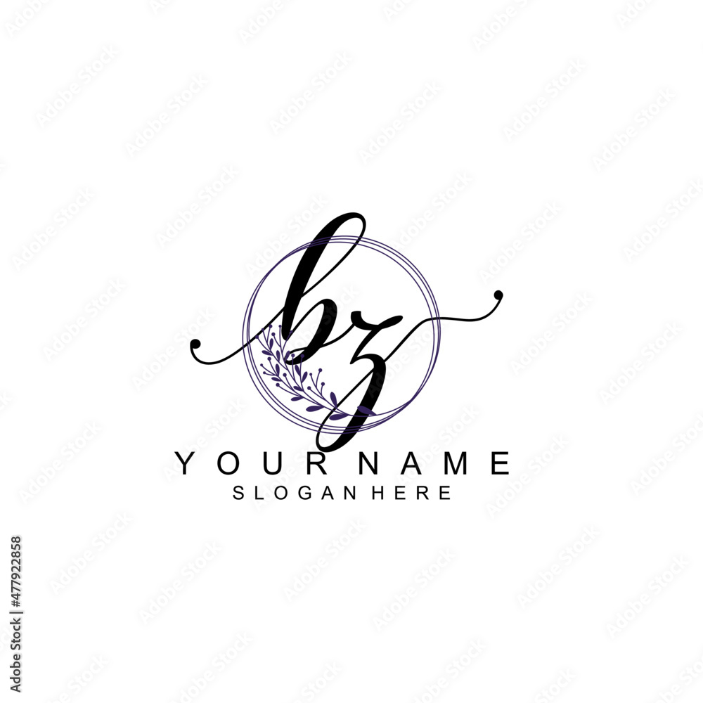 BZ initial Luxury logo design collection BZ initial Luxury logo design collection
