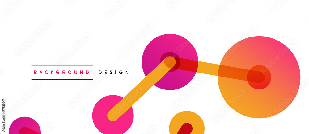Line points connections geometric abstract background. Circles connected by lines. Trendy techno business template for wallpaper, banner, background or landing Line points connections geometric abstract background. Circles connected by lines. Trendy techno business template for wallpaper, banner, background or landing