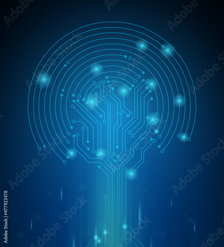 Technology graphic design background. Vector illustration. Vector Abstract technology circuit lines. Technology vector background.Eps10 vector illustration.