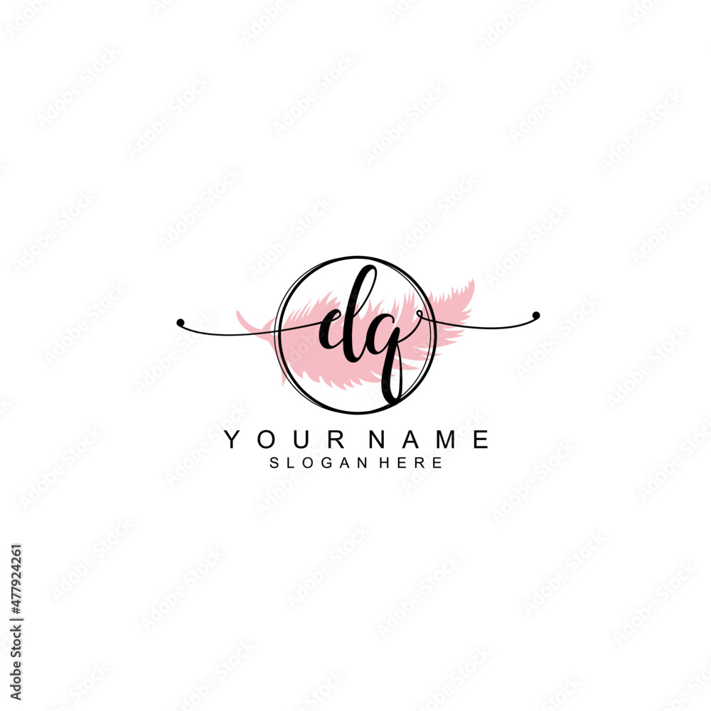 DQ initial Luxury logo design collection DQ initial Luxury logo design collection