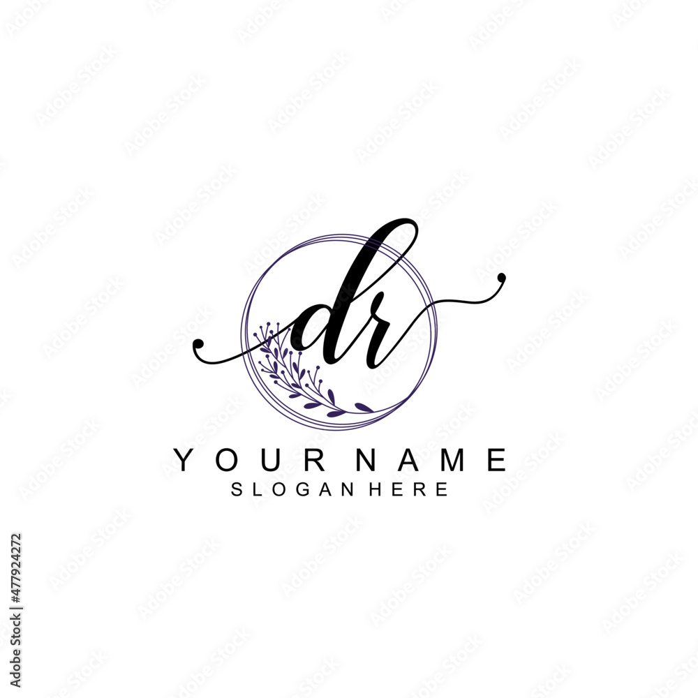 DR initial Luxury logo design collection DR initial Luxury logo design collection