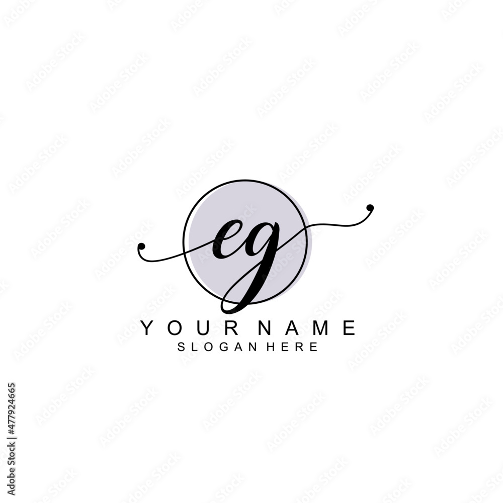EG initial Luxury logo design collection EG initial Luxury logo design collection
