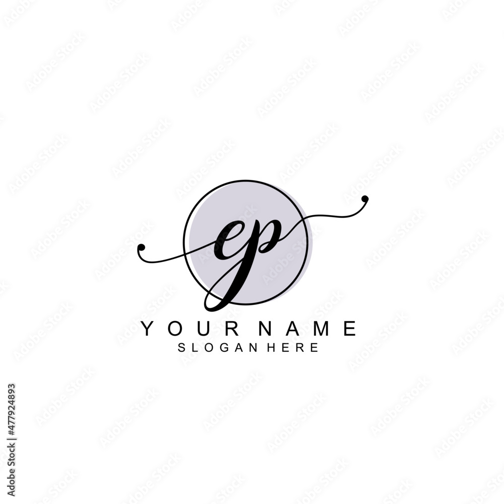EP initial Luxury logo design collection EP initial Luxury logo design collection