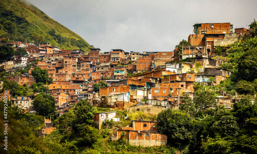 Urban residential buildings in Caracas Venezuela capital