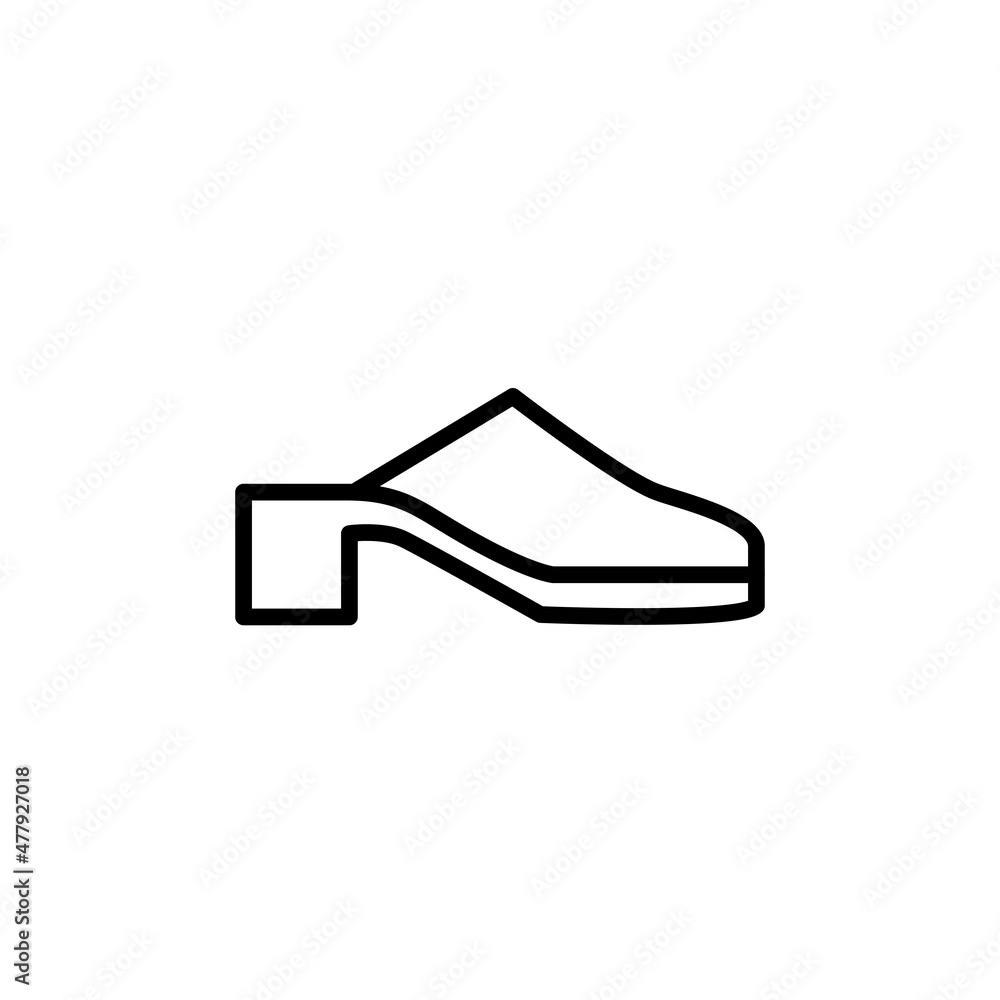 Set of shoe line icons. High heels sandals, cowboy boots, hiking shoes, sneakers, sandals minimal vector illustration. Set of shoe line icons. High heels sandals, cowboy boots, hiking shoes, sneakers, sandals minimal vector illustration.