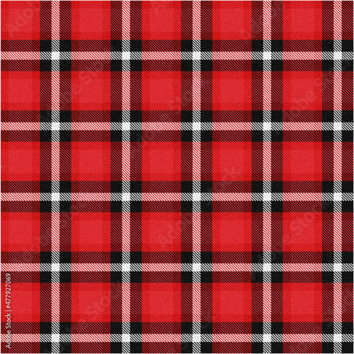 Seamless Plaid Checkered Fabric Pattern. Color base can be replaced with any color