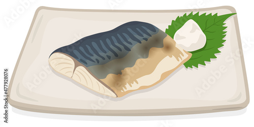 塩鯖・鯖の塩焼き