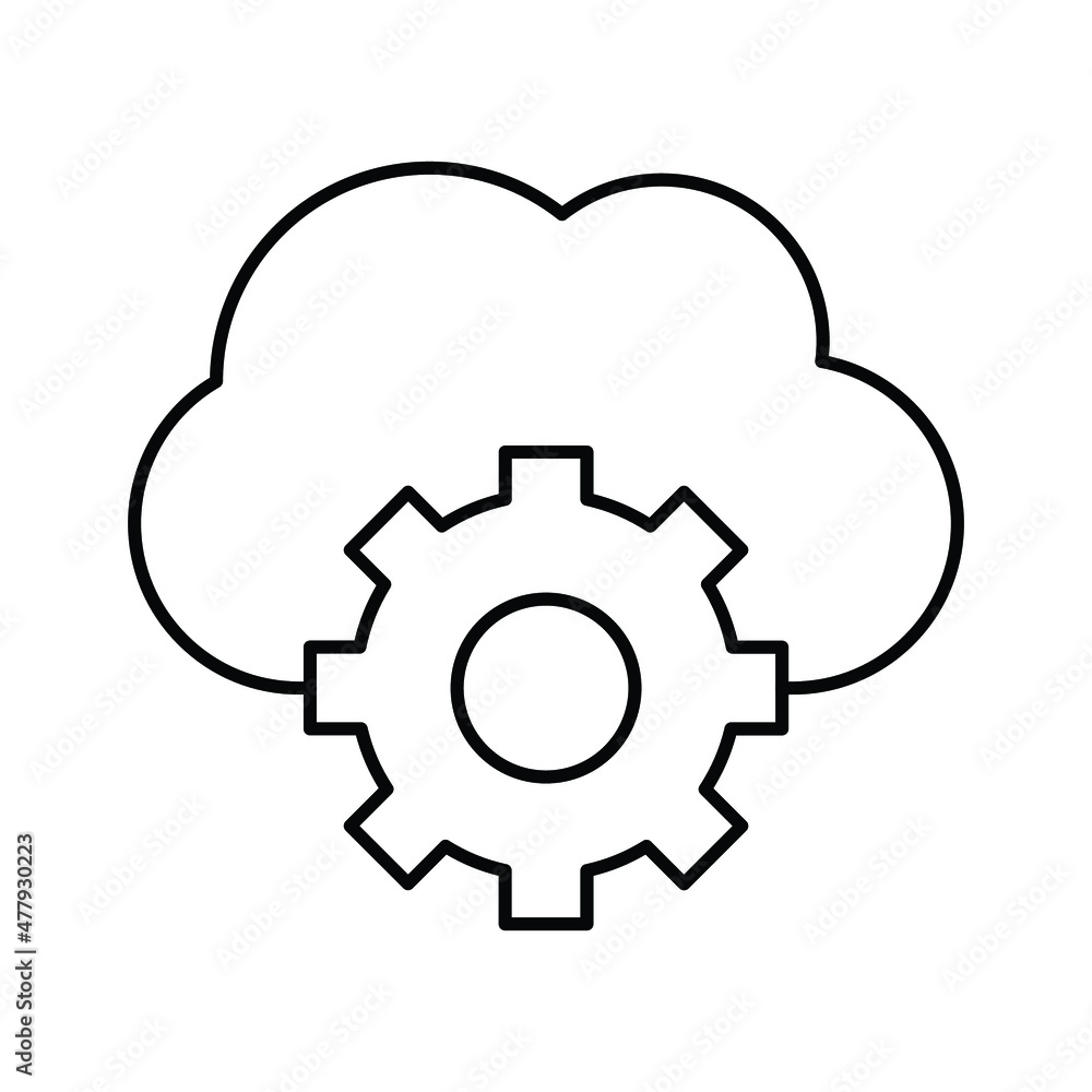 Cloud gear Vector icon which is suitable for commercial work and easily modify or edit it
Cloud gear Vector icon which is suitable for commercial work and easily modify or edit it