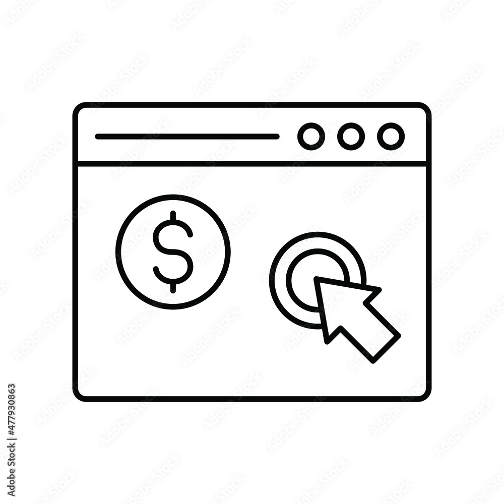 pay per click Vector icon which is suitable for commercial work and easily modify or edit it
pay per click Vector icon which is suitable for commercial work and easily modify or edit it