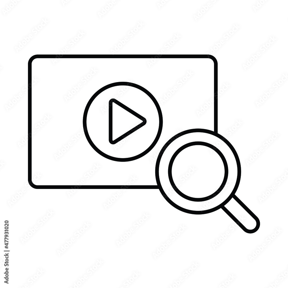 video search Vector icon which is suitable for commercial work and easily modify or edit it
video search Vector icon which is suitable for commercial work and easily modify or edit it