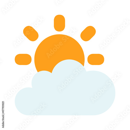 Sun Behind Cloud