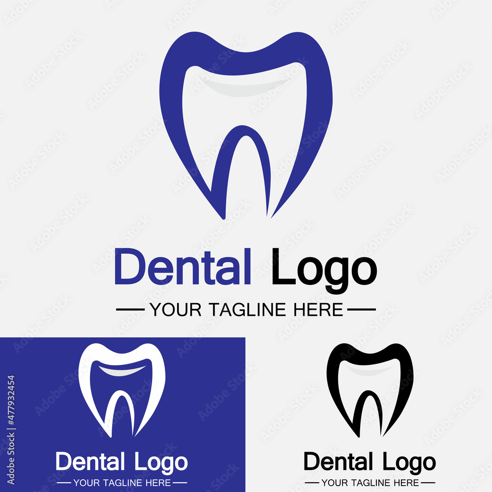Dental Logo Design vector template.Creative Dentist Logo. Dental Clinic Vector Logo. Dental Logo Design vector template.Creative Dentist Logo. Dental Clinic Vector Logo.