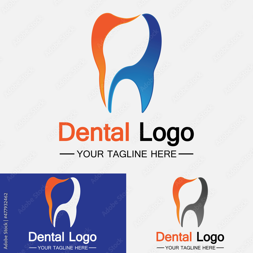 Dental Logo Design vector template.Creative Dentist Logo. Dental Clinic Vector Logo. Dental Logo Design vector template.Creative Dentist Logo. Dental Clinic Vector Logo.