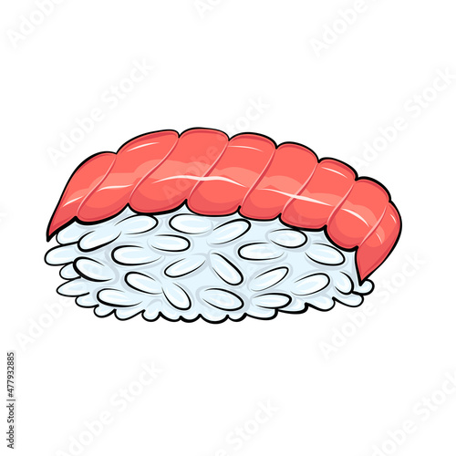 sushi toro for for Japanese cuisine card design