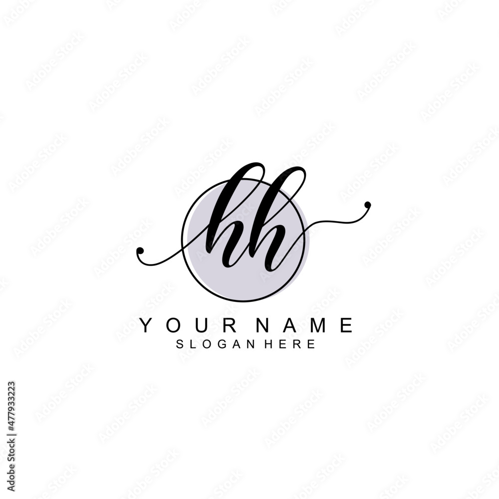 HH initial Luxury logo design collection HH initial Luxury logo design collection