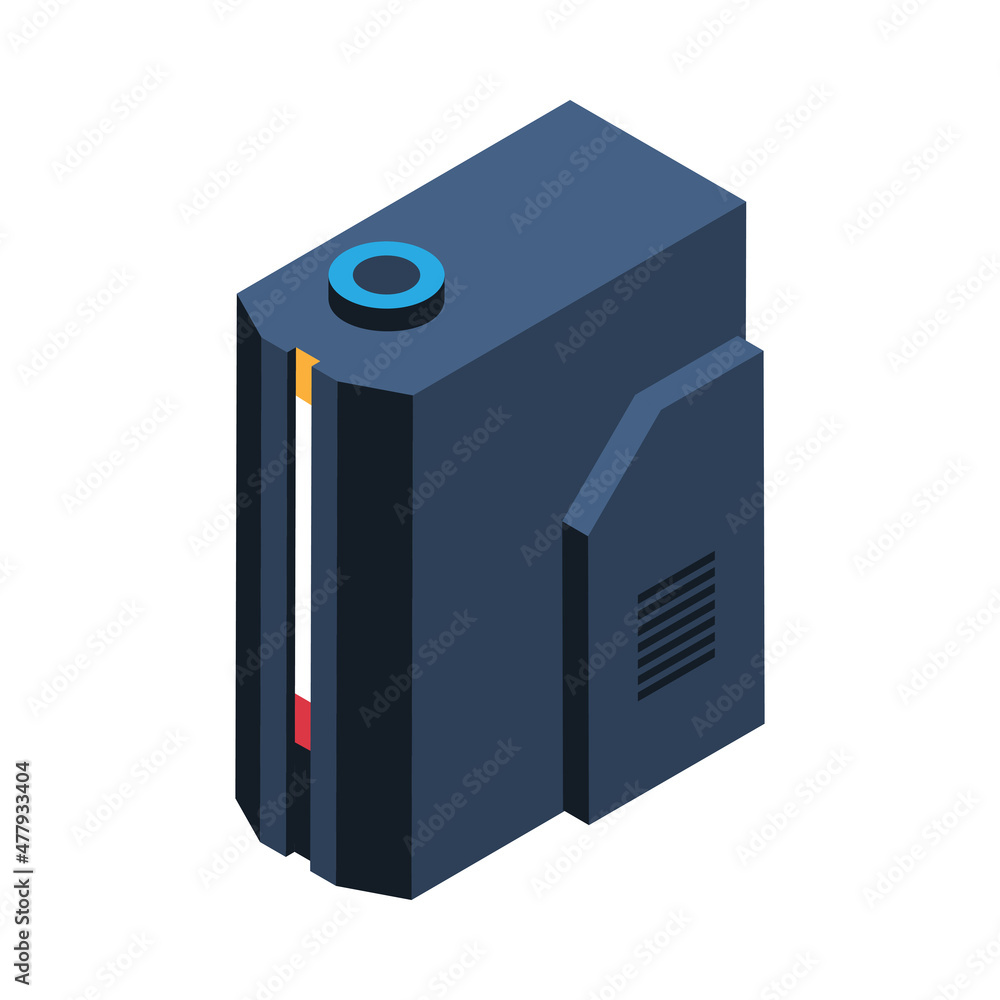 Gaming Console Isometric Composition Gaming Console Isometric Composition
