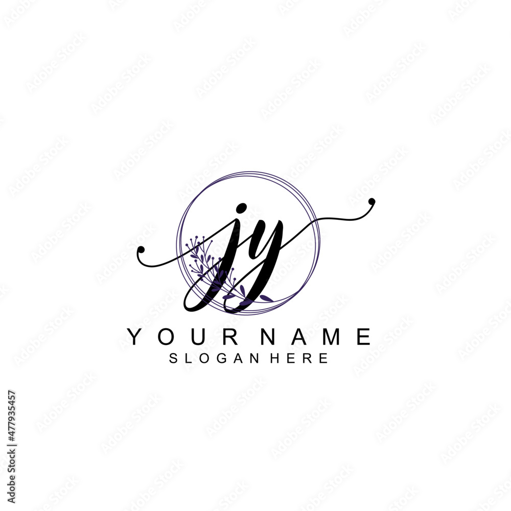 JY initial Luxury logo design collection JY initial Luxury logo design collection