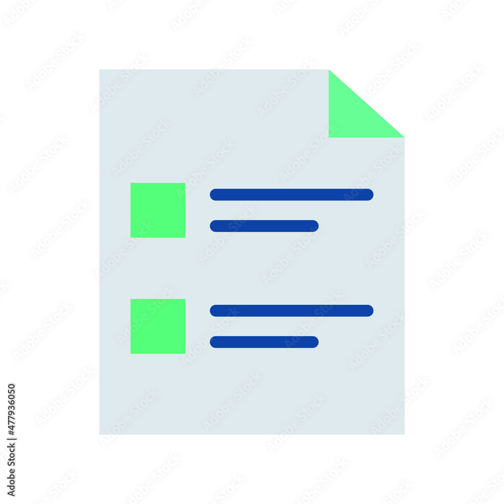 Document Vector icon which is suitable for commercial work and easily modify or edit it

