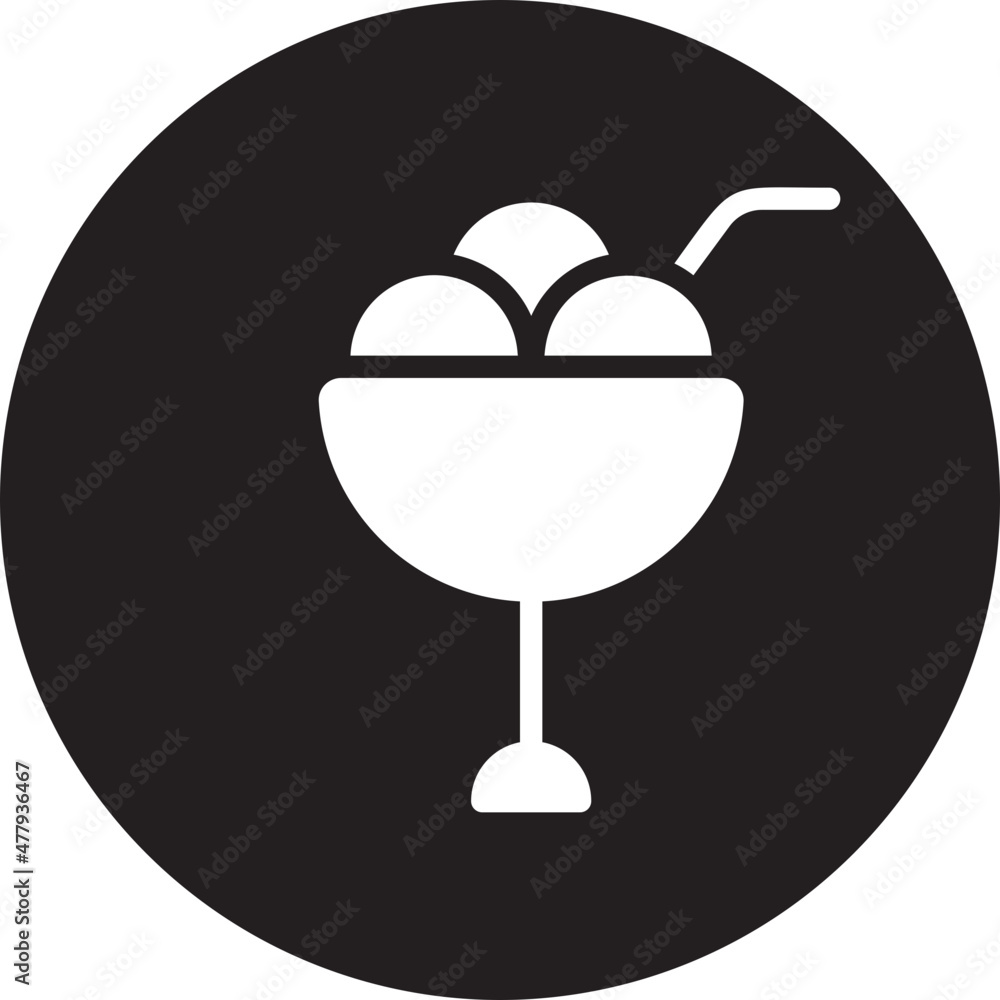 profiterole glyph icon