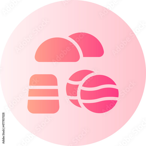 bonbon gradient icon