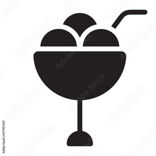 profiterole glyph icon