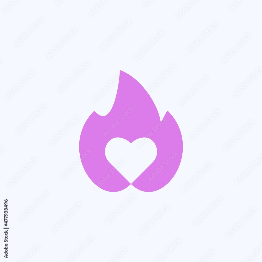 logo for dating app, with burning heart concept, logo for dating app, with burning heart concept,