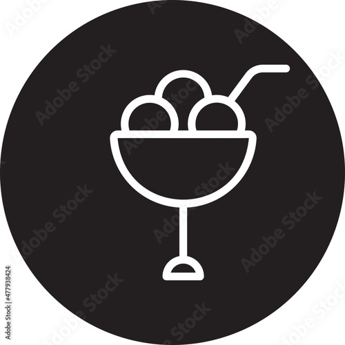profiterole glyph icon
