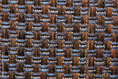 texture of jacquard fabric close-up