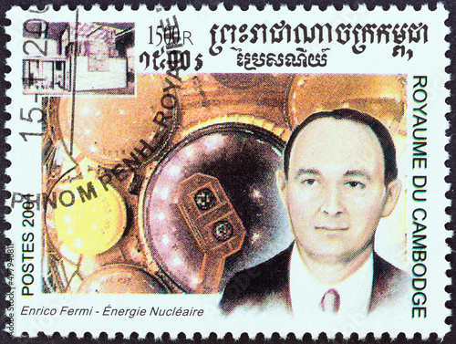 Enrico Fermi, nuclear energy (Cambodia 2001) photo
