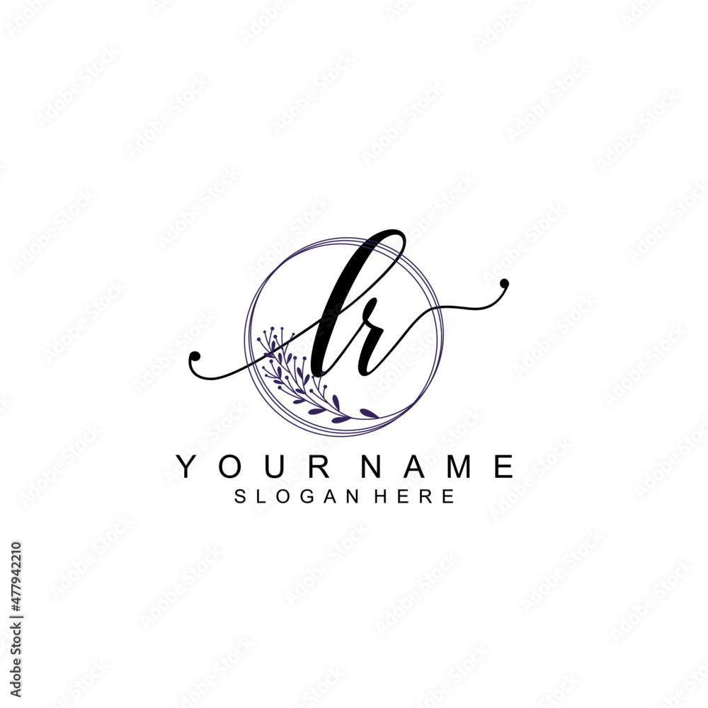 LR initial Luxury logo design collection LR initial Luxury logo design collection