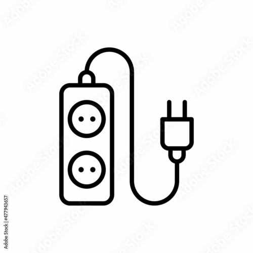 power strip icon vector