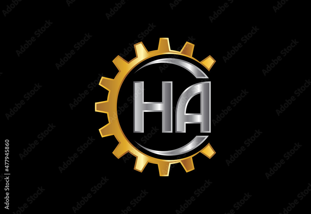 Initial Letter H A Logo Design Vector. Graphic Alphabet Symbol For Corporate Business Identity Initial Letter H A Logo Design Vector. Graphic Alphabet Symbol For Corporate Business Identity