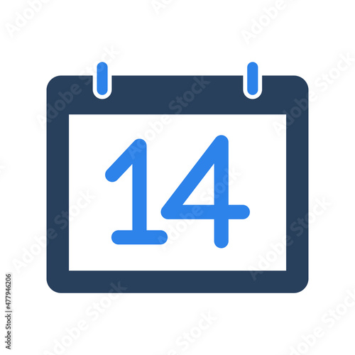 14 february Vector icon which is suitable for commercial work and easily modify or edit it

