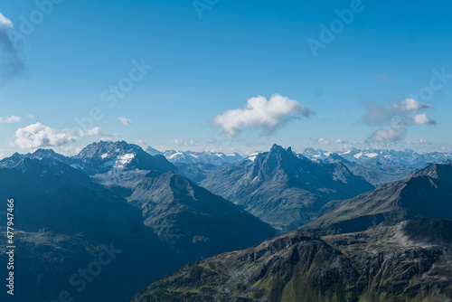 Panoramablick über die Alpen © Juergen
