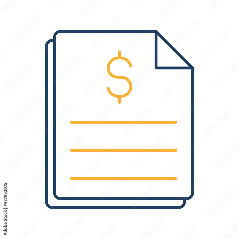 Budget File Vector icon which is suitable for commercial work and easily modify or edit it

