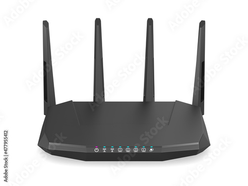 Wireless internet router on...