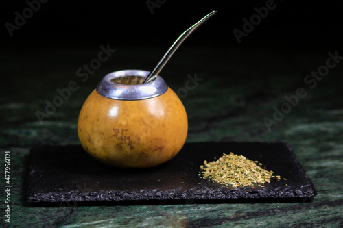 Yerba Mate. Traditional Argentinian beverage photo