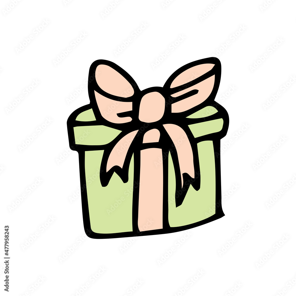 Gift Boxes Wrapped in Paper and Tied with Ribbon as Holiday Symbols Vector Gift Boxes Wrapped in Paper and Tied with Ribbon as Holiday Symbols Vector