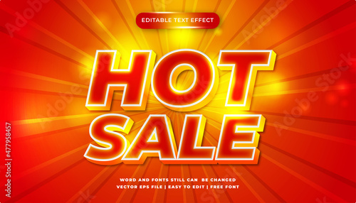 editable text effect big sale flash sale hot sale super sale flash deal mega sale super deal