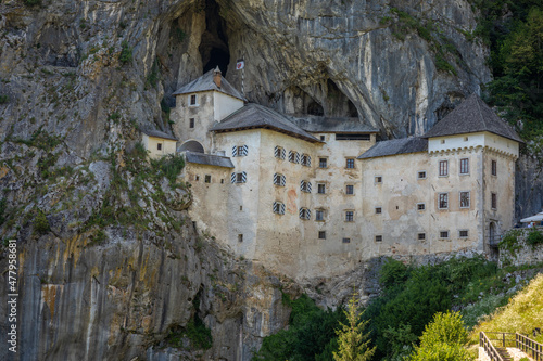 Predjama, a castle at the cave mouth in Postojna, Slovenia. photo