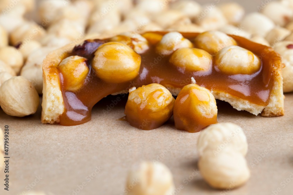 delicious salted caramel cake with hazelnuts delicious salted caramel cake with hazelnuts