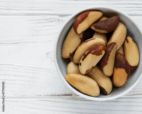 Bowl with Brazil nuts