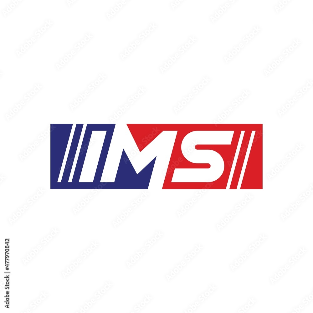 IMS Letter vector design illustrations IMS Letter vector design illustrations