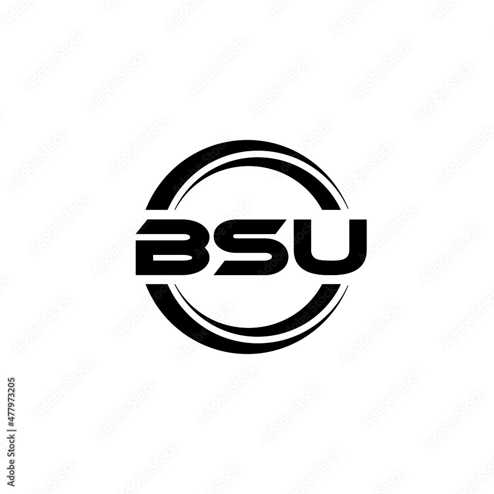 BSU letter logo design with white background in illustrator, vector logo modern alphabet font overlap style. calligraphy designs for logo, Poster, Invitation, etc. BSU letter logo design with white background in illustrator, vector logo modern alphabet font overlap style. calligraphy designs for logo, Poster, Invitation, etc.