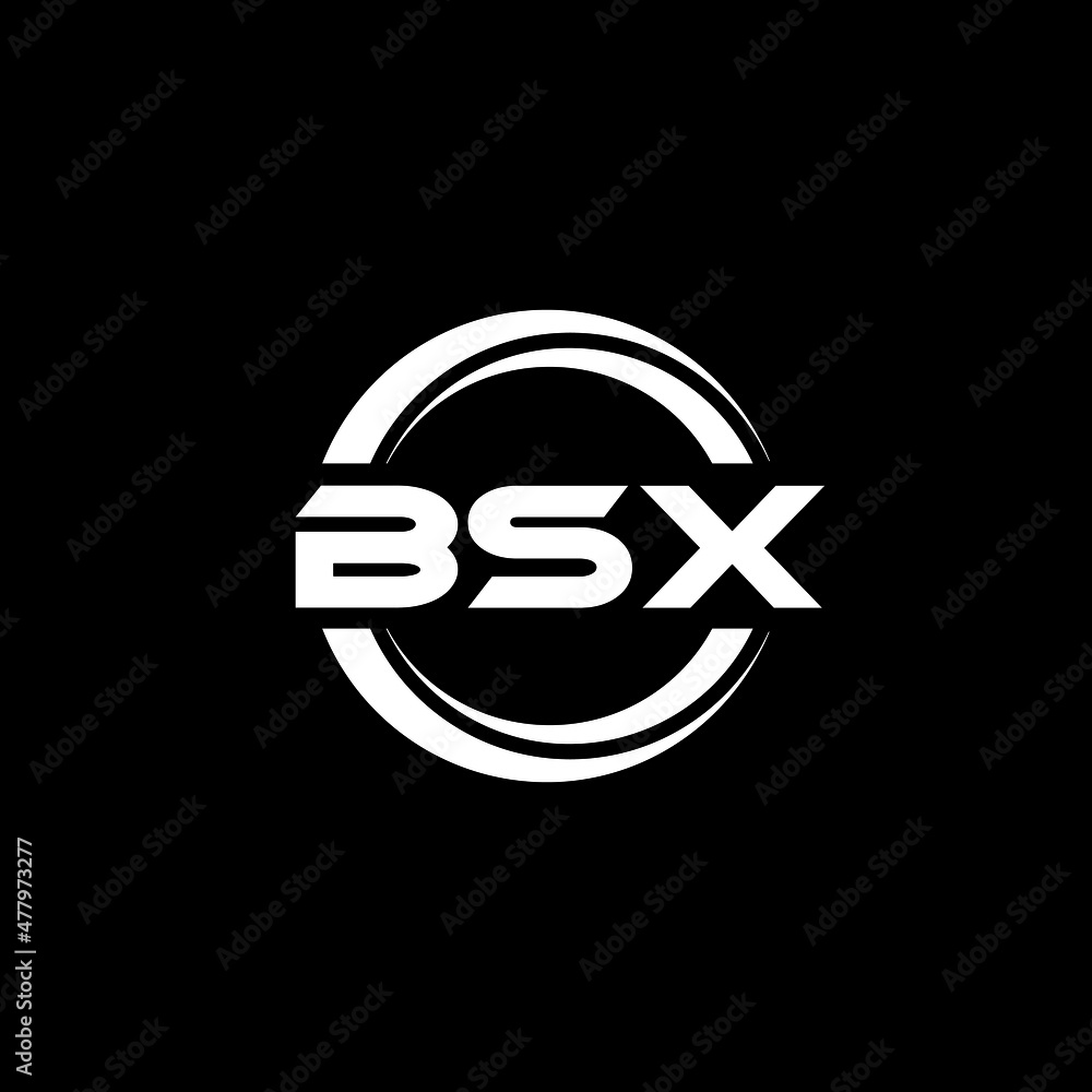 BSX letter logo design with black background in illustrator, vector logo modern alphabet font overlap style. calligraphy designs for logo, Poster, Invitation, etc. BSX letter logo design with black background in illustrator, vector logo modern alphabet font overlap style. calligraphy designs for logo, Poster, Invitation, etc.